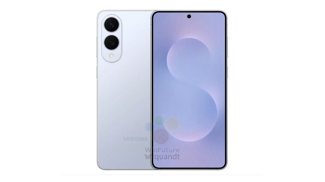 A leaked image of the Samsung Galaxy S25 Edge