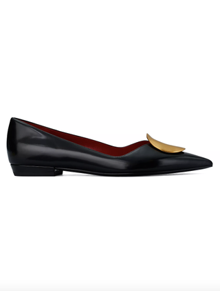 Tory Burch Patos Pointed Leather Flats