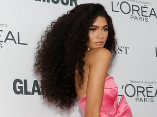 Zendaya at the 2017 Glamour Women of the Year - hairstyles for long hair