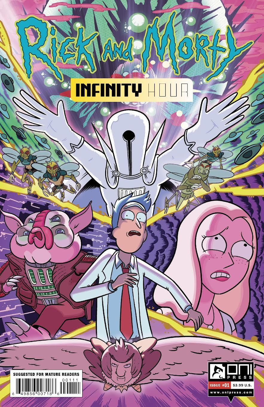 Oni Press will bring three new "Rick and Morty" comics miniseries in 2022 to pay homage to Dune, Star Wars and Logan's Run.