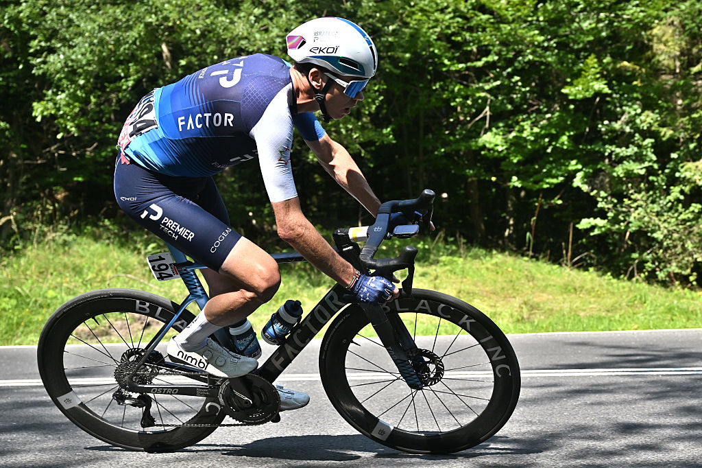 CIESZYN, POLAND - AUGUST 07: Chris Froome of Great Britain and Team Israel - Premier Tech competes during the 82nd Tour de Pologne 2025, Stage 4 a 198.8km stage from Rybnik to Cieszyn / #UCIWT / on August 07, 2025 in Cieszyn, Poland. (Photo by Luc Claessen/Getty Images)
