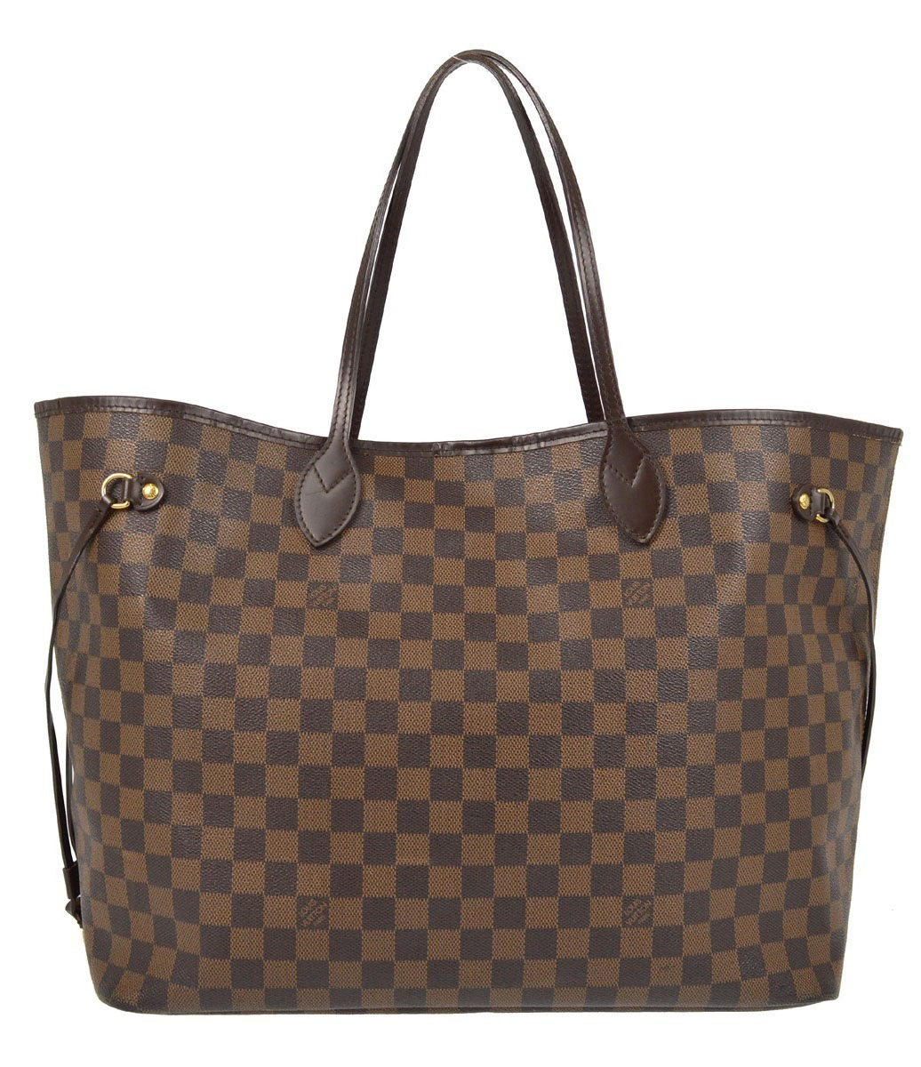 Checkered leather bag