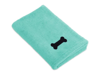 Bone Dry Embroidered Bone Microfiber Dog Bath Towel Was $17.99
