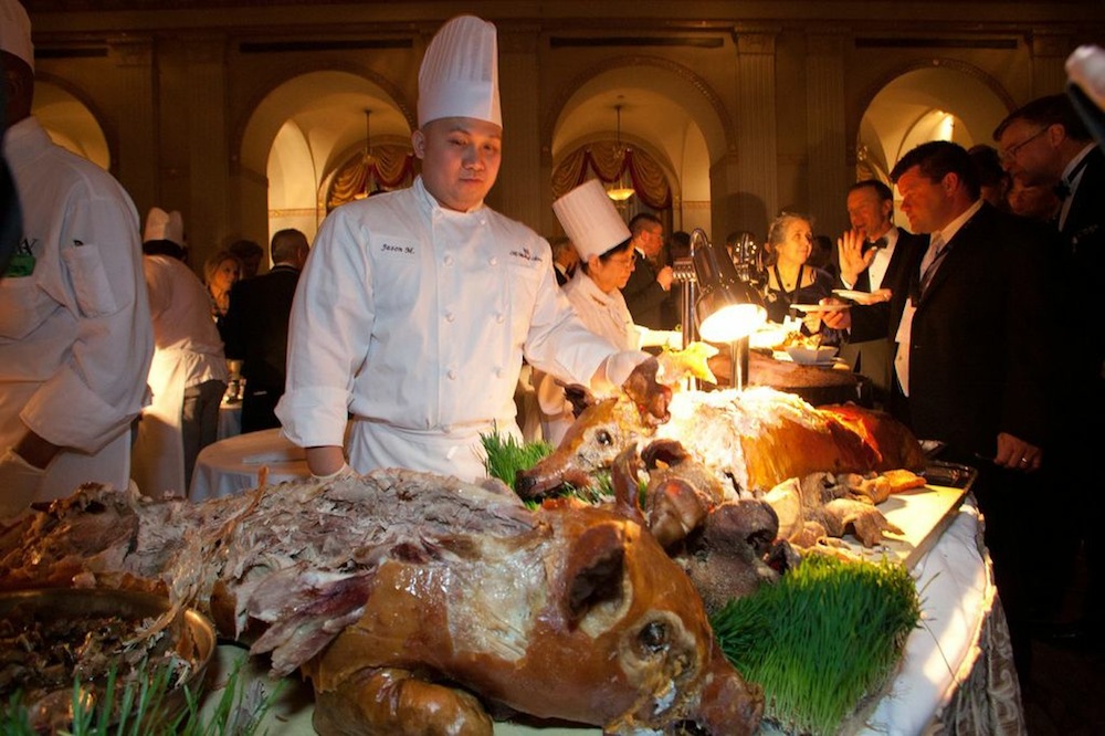 Roast Pig at the Explorer's Club Annual Dinner
