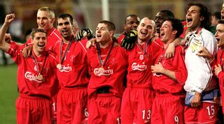 Liverpool 2001 treble