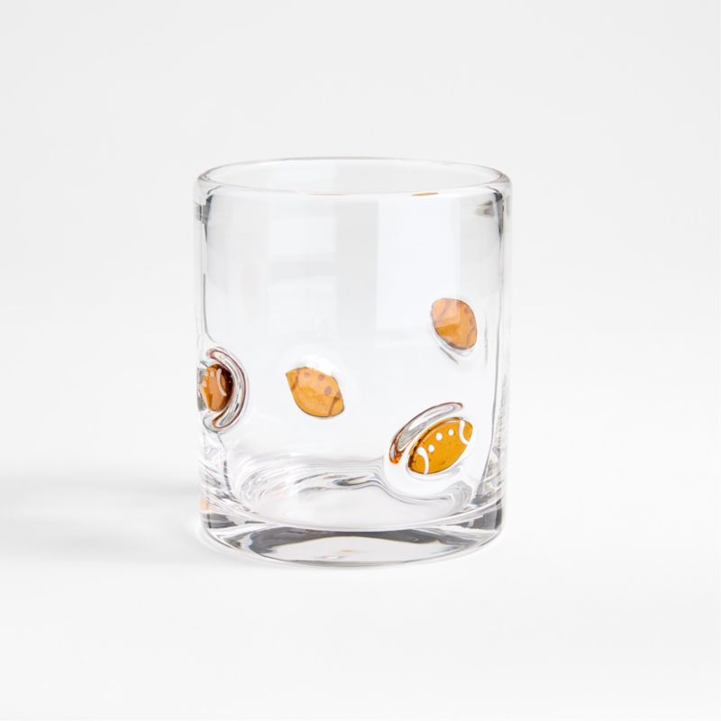 Football Icon 15-Oz. Double Old-Fashioned Glass
