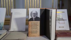 STOCKHOLM, STOCKHOLM COUNTY, SWEDEN, OCTOBER 09: Announcement of the Nobel Prize in Literature 2025 awarded by the Swedish Academy's Nobel Committee to Hungarian writer LÁSZLÓ KRASZNAHORKAI for his compelling and visionary oeuvre that, in the midst of apocalyptic terror, reaffirms the power of art. Stockholm City, Sweden, October 09th, 2025. 