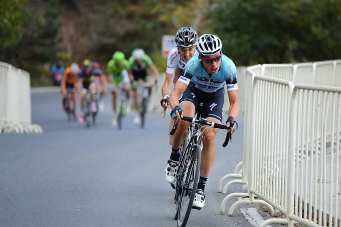 Tony Martin (OPQ) surprisingly taking the 6th place at a hard mountain stage, but he is not able to defend his title this year