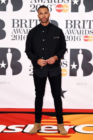 Marvin Humes At The Brit Awards 2016