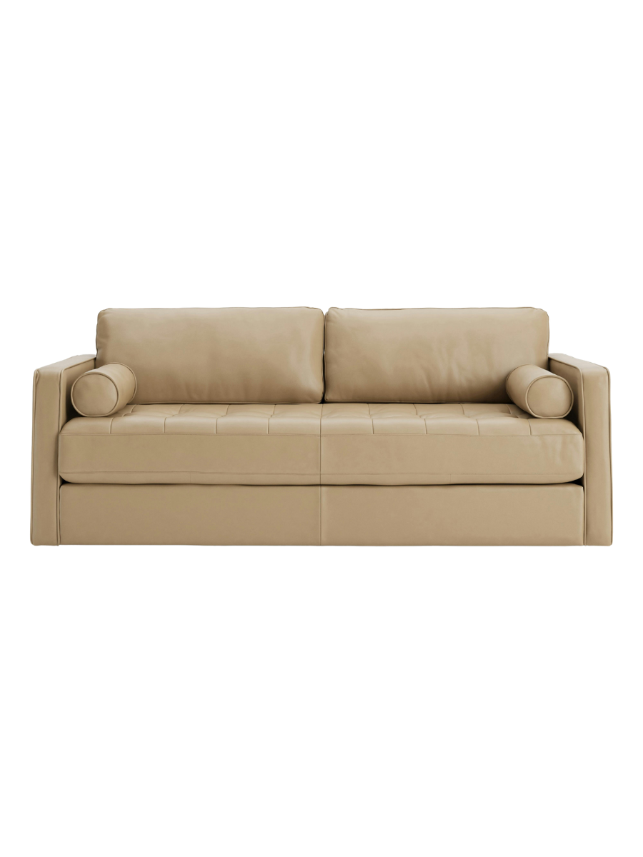 Article, Sven 88" Tufted Leather Sofa Bed