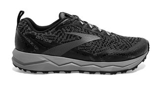 Brooks Divide trail running shoe in black and gray
