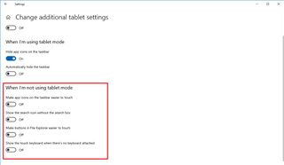 Fix Tablet Mode Windows 10 May 2020 Update