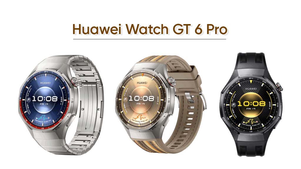 Leaked renders of the Huawei Watch GT 6 ahead of launch
