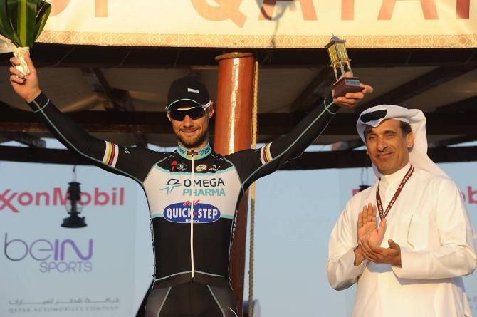 Tom Boonen (Omega Pharma-Quickstep) in second overall in Qatar