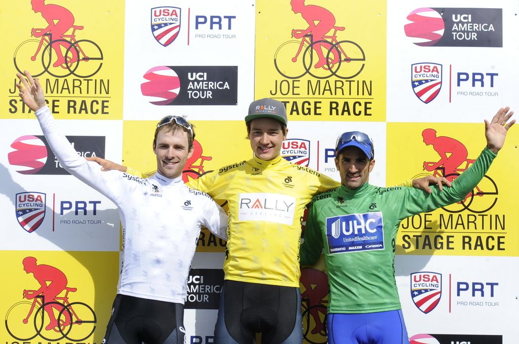 The top 3 on GC after stage 2