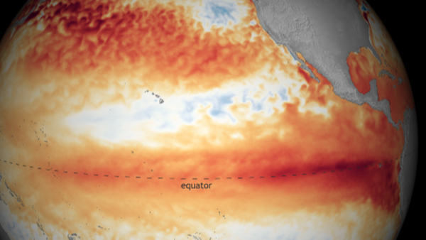 Big blob of hot water in Pacific may be making El Niño act weirdly Space