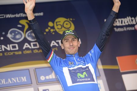 Adriano Malori (Movistar Team) stays in the blue leader's jersey