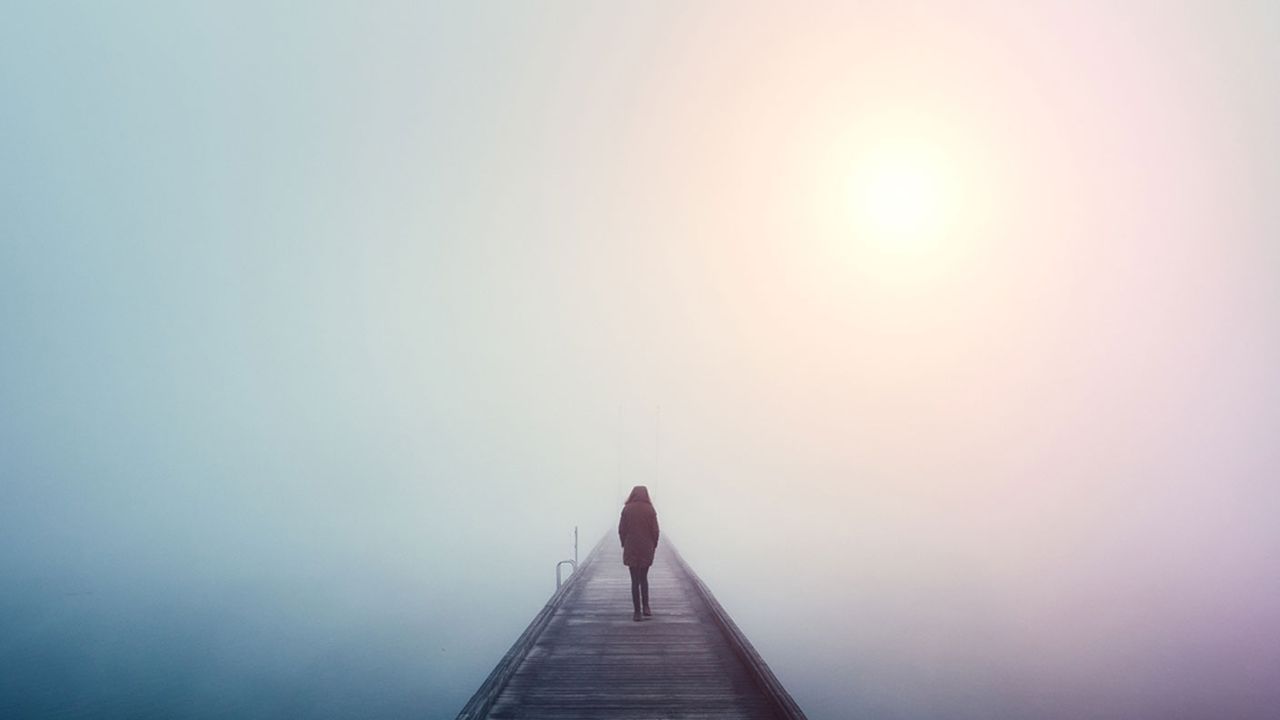 Misty jetty