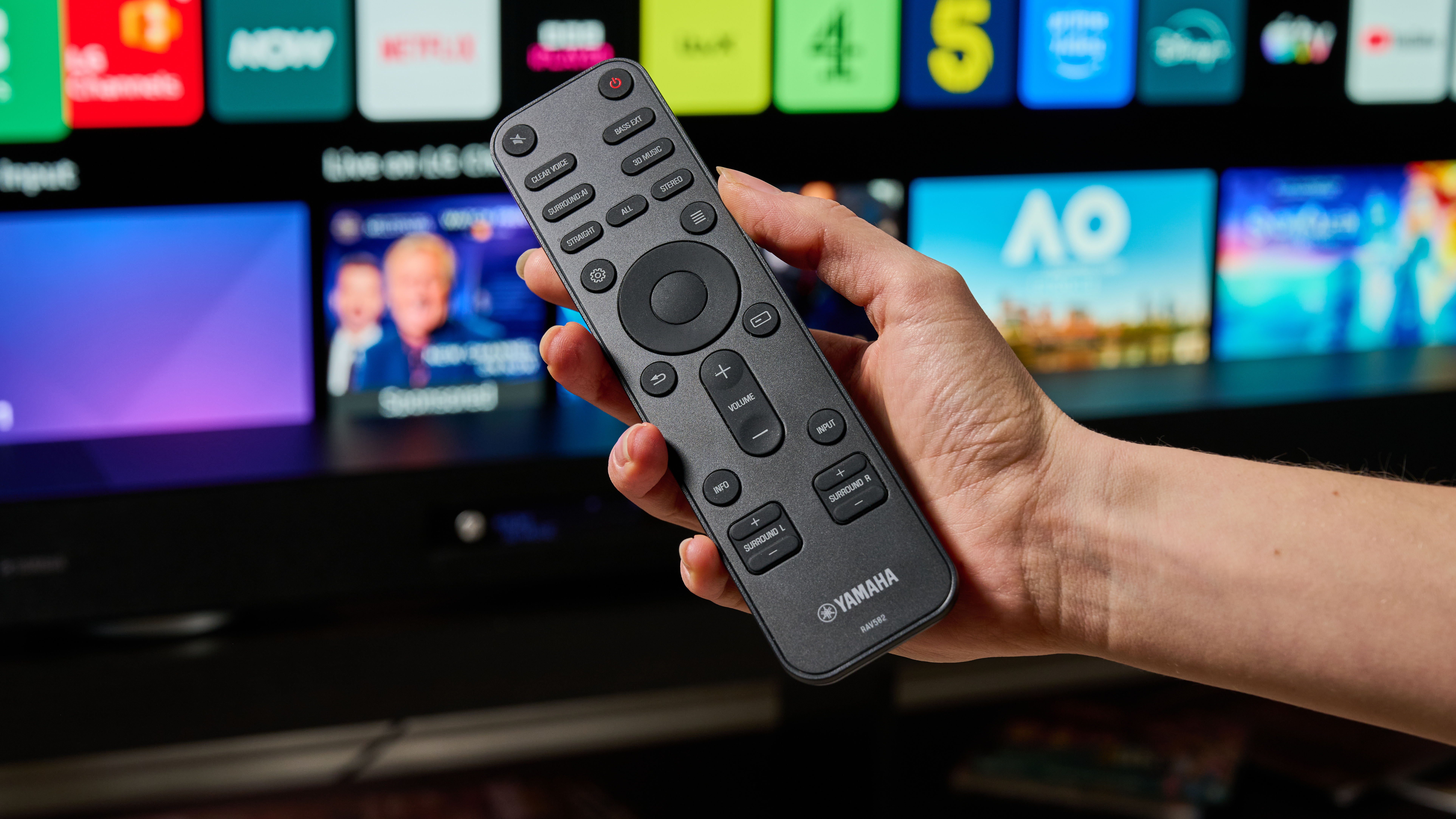 Yamaha True X Surround 90A remote