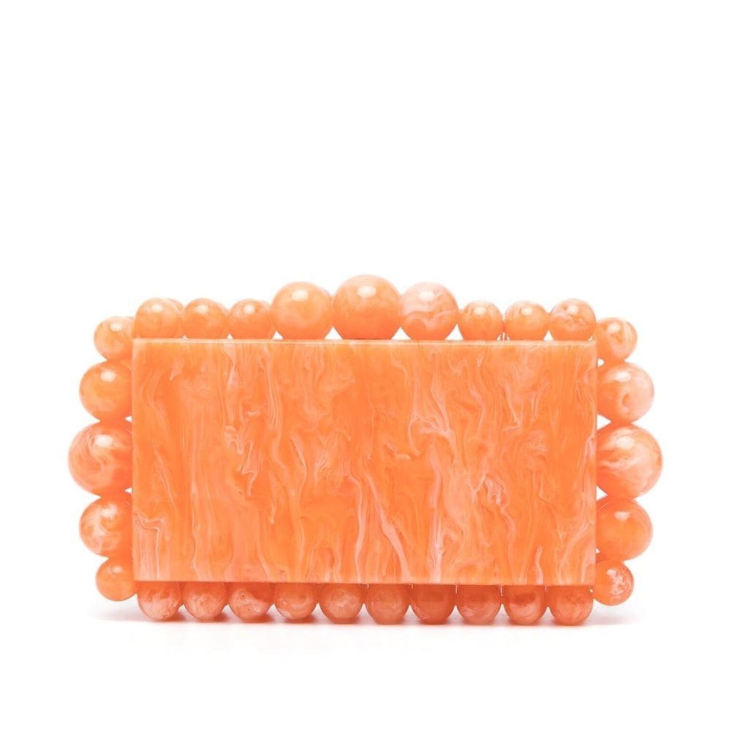 Cult Gaia Eos marbled acrylic clutch