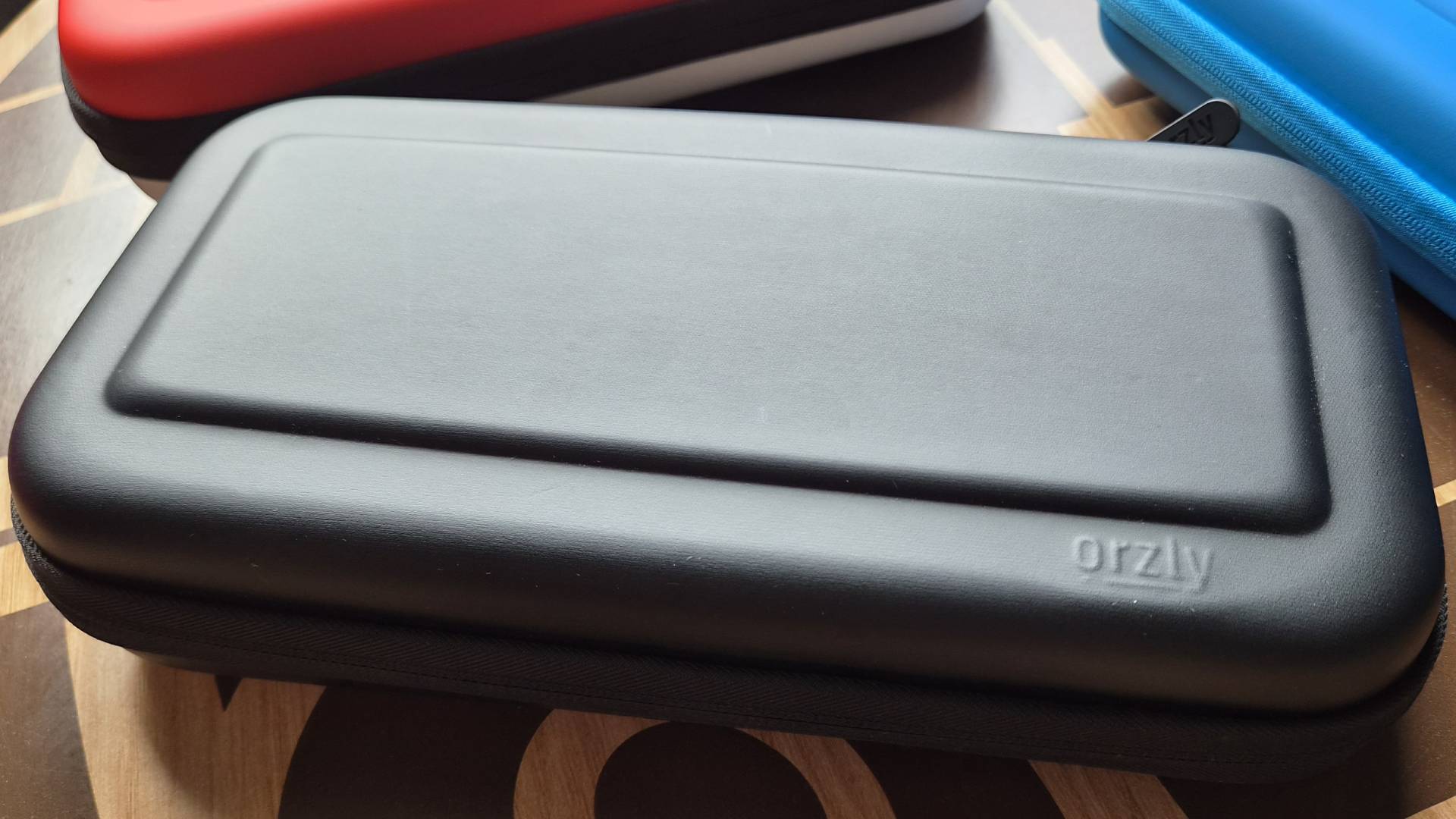 Photo of the black Orzly Carrying Case for Nintendo Switch 2.