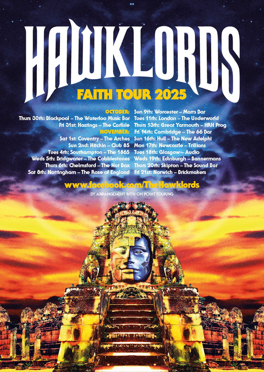 Hawklords Faith 2025 online tour poster