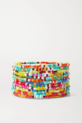 New Patchwork Set of 12 Beaded Bracelets