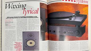 What Hi-Fi? March 1994 issue turntable system spread