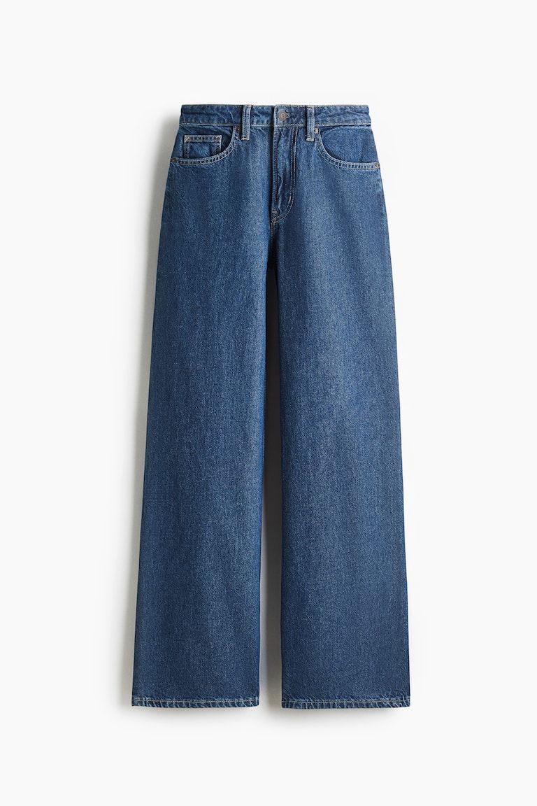 Ava Ultra High Rise Wide Leg Jeans