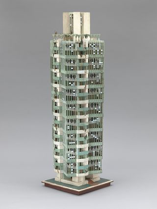 Model of multi storey building