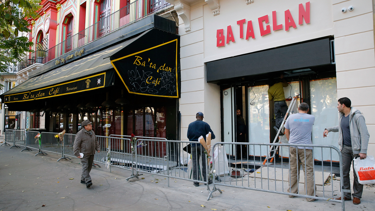 A picture of the Bataclan in Paris