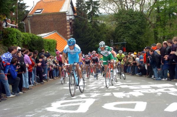Davide Rebellin blasts away on his way to winning in 2008.