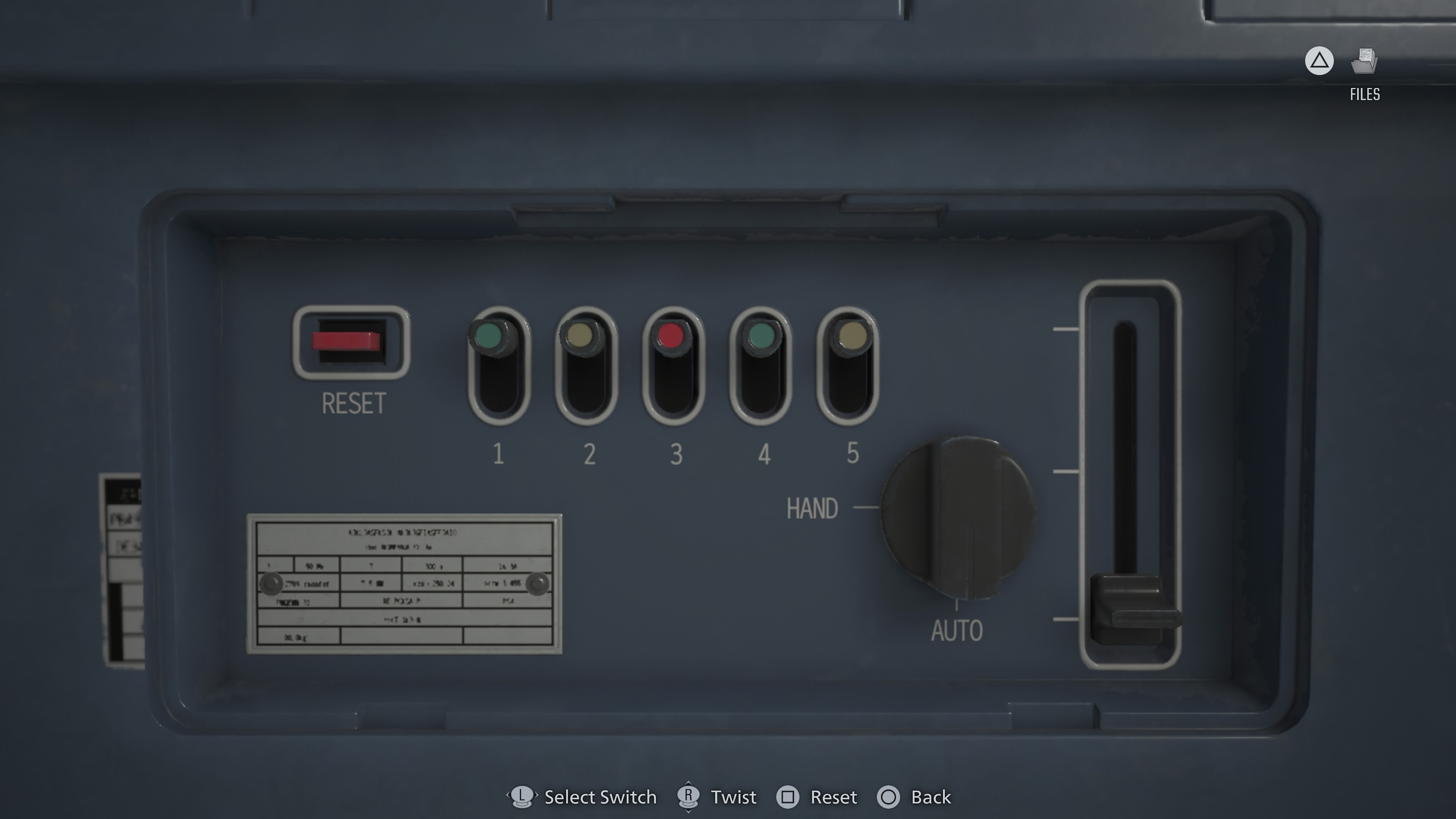 Resident Evil Requiem Organ Transport Box interface 