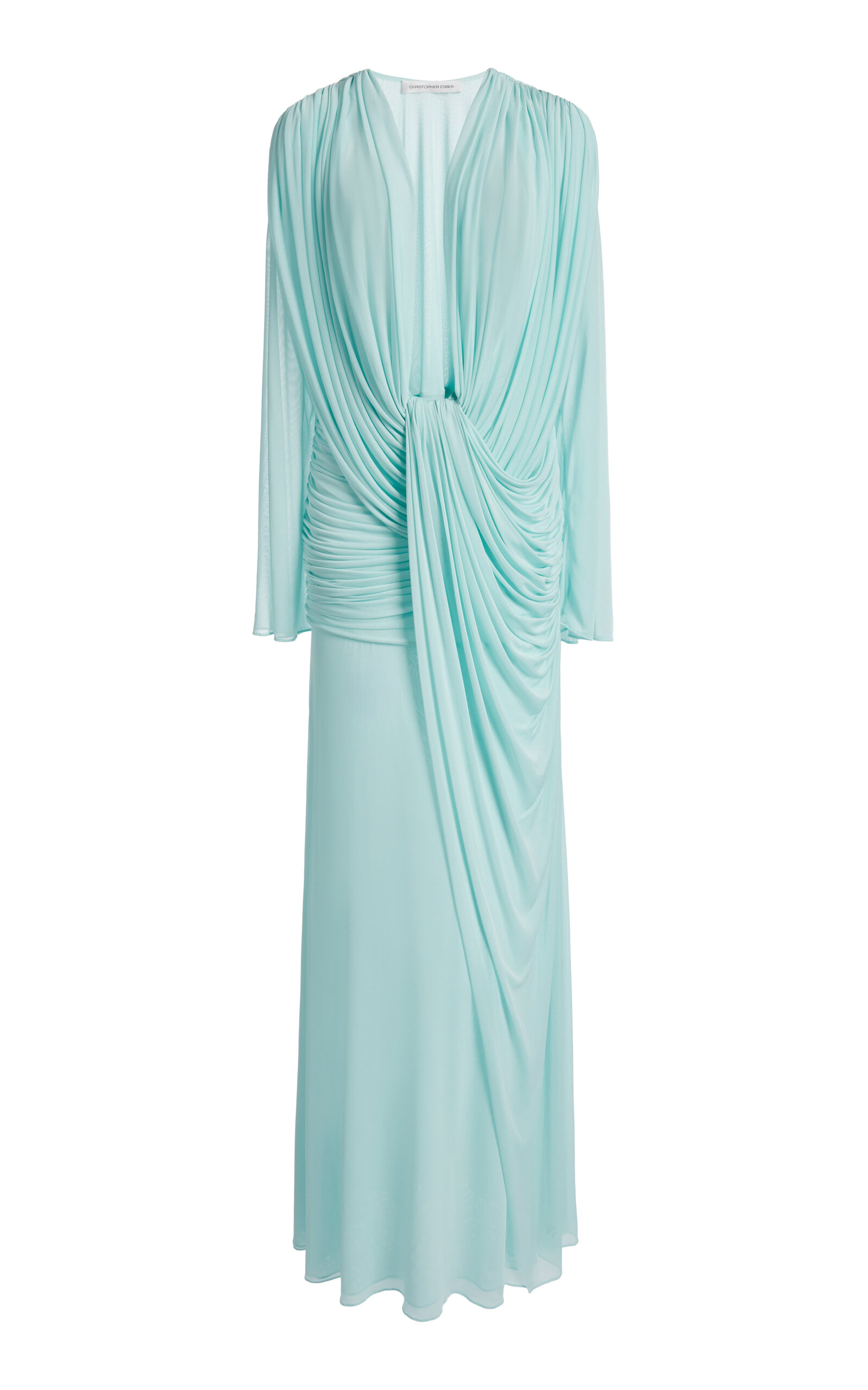 Ripple Draped Gown