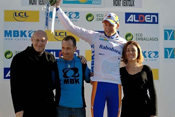 At only 21 years of age obviously Gesink also leads the young rider classification