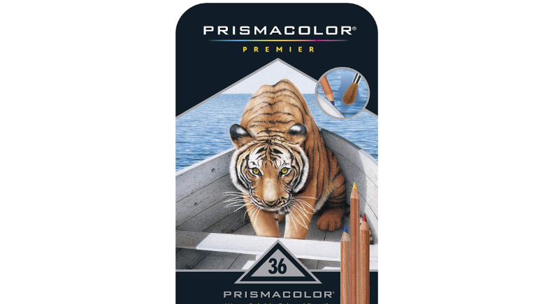 Best Watercolour Pencils: box of Prismacolor Premier pencils