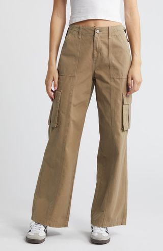 Mid-Rise Cargo Pants