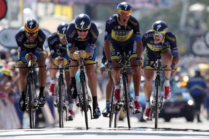 Saxo-Tinkoff kept Contador within six seconds of Froome