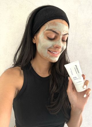 Michelle Rostamian is a fan of the Cocokind Sea Kale Clay Face Mask's ability to refine pores and smooth skin texture.