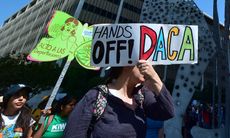A rally in support of DACA
