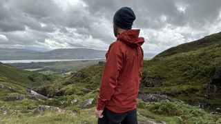 Rab Firewall Light Waterproof Jacket: from behind