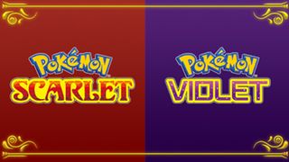The logos for Pokémon Scarlet and Violet