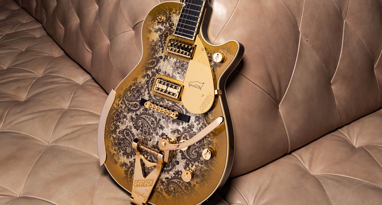 Gretsch G6134TG Limited Edition Paisley Penguin with String-Thru Bigsby