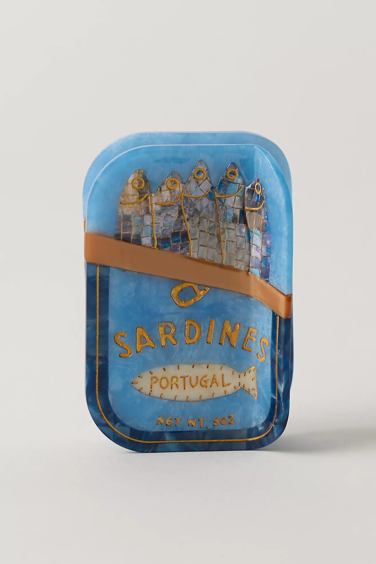 Solar Eclipse Hand Painted Claw Clip