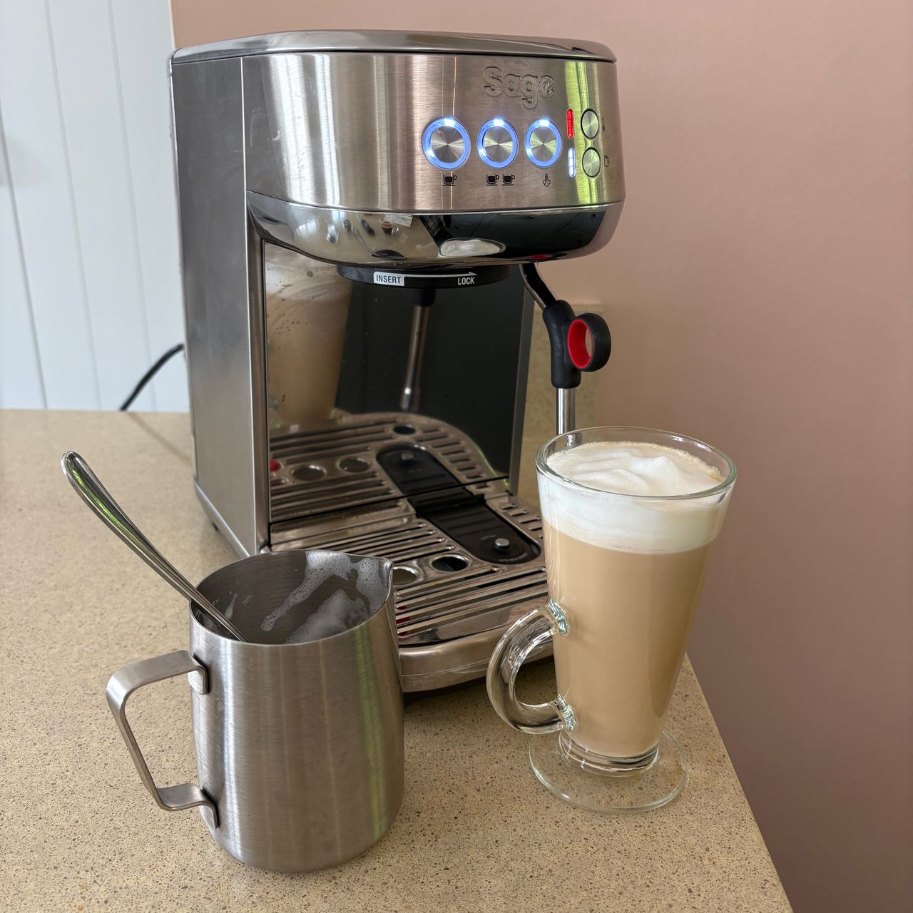 Using the Sage Bambino Plus coffee machine at home