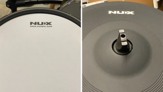 NUX DM-8 cymbal and drum pads