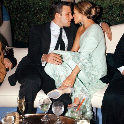 ben affleck, jennifer lopez vanity fair oscars party mortons , beverly hills, ca march 23, 2003 photo by patrick mcmullangetty images