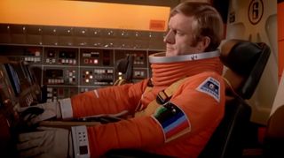 Australian-born Nick Tate played Eagle pilot Captain Alan Carter, Moonbase Alpha's very own Maverick