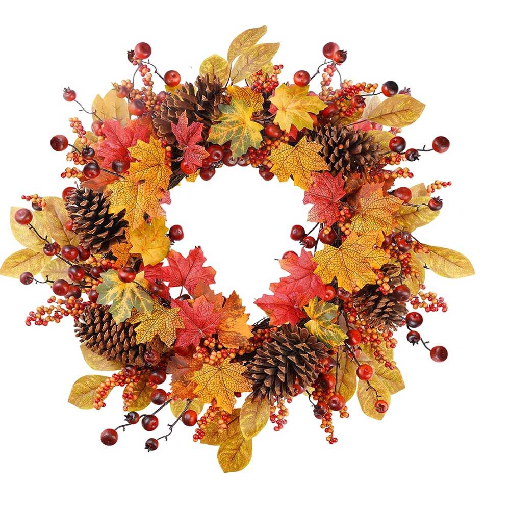 autumn leaves wreath