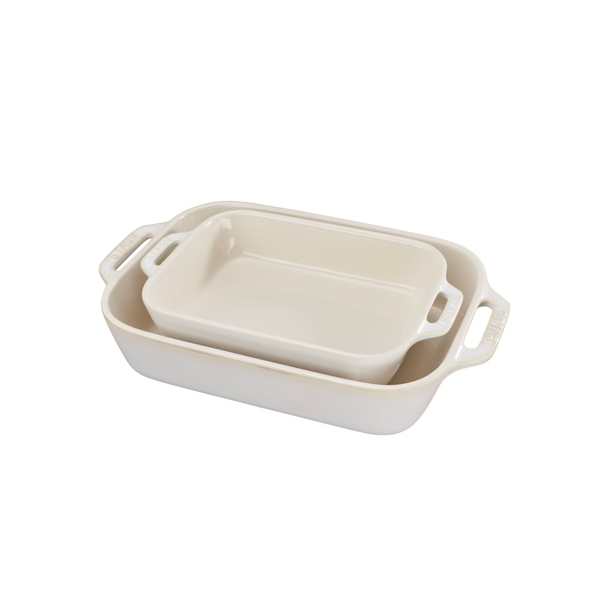 Staub Ceramic 2-Pc Rectangular Baking Dish Set